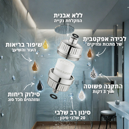 פילטר מים למקלחת